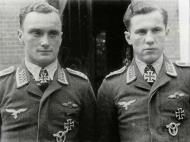 Asisbiz Aircrew Luftwaffe JG2 aces Josef Wurmheller Kurt Buhligen 01