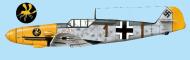 Asisbiz Messerschmitt Bf 109F2 9.JG2 Brown Karl Hans Roders WNr 6764 France 1941 0B