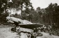 Asisbiz Messerschmitt Bf 109F2 JG2 being salvaged after a landing mishap France ebay 01