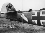 Asisbiz Messerschmitt Bf 109F4B 10.JG26 White 11 Oswald Fischer crash landed England 1942 IWM HU73434