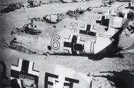 Asisbiz Messerschmitt Bf 109F4Trop abandoned airframes mostly from JG27 Gambut Libya 1942 02