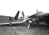 Asisbiz F 4ZTrop 6.JG3 Y8 Christl WNr 8683 collision with a Fiat CR 25 173 5 at Pantelleria 22 Feb 1942 01
