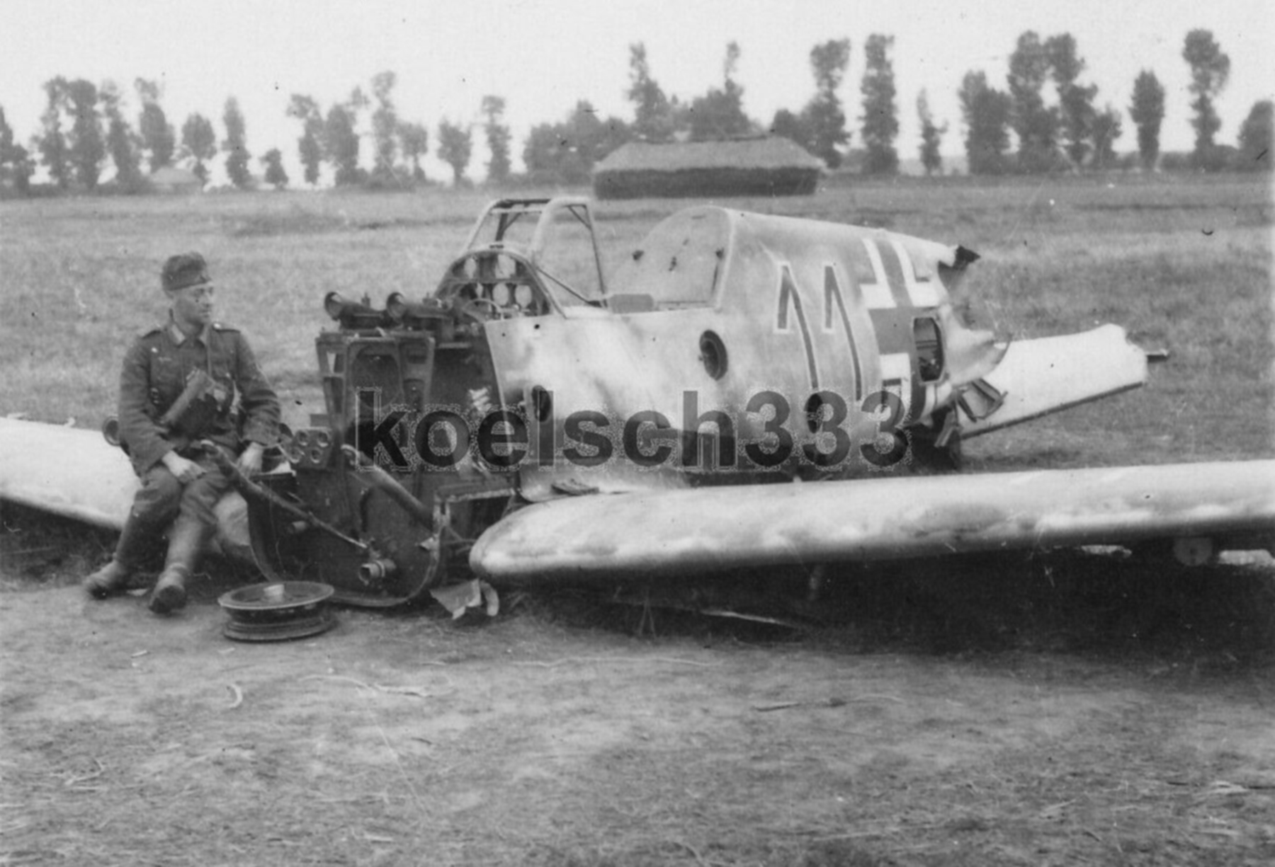Messerschmitt Bf 109F2 2.JG3 Black 11 Heinz Kupper WNr 12697 Butornoje 11th July 1941 ebay7