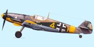 Asisbiz Messerschmitt Bf 109F4 9.JG3 Yellow 4 Eberhard von Boremski WNr 13220 Zhuguyev Russia May 1942 0A