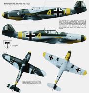 Asisbiz Messerschmitt Bf 109F4 9.JG3 Yellow 4 Eberhard von Boremski WNr 13220 Zhuguyev Russia May 1942 0C