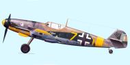 Asisbiz Messerschmitt Bf 109F4 9.JG3 Yellow 7 Viktor Bauer WNr 13325 Stalingrad 1942 0A