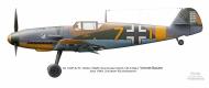 Asisbiz Messerschmitt Bf 109F4 9.JG3 Yellow 7 Viktor Bauer WNr 13325 Stalingrad 1942 by Vladimir Kamsky 0A