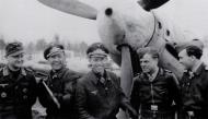 Asisbiz Aircrew Luftwaffe JG5 L to R Hans Dobrich Theo Weissenberge Heinrich Ehrle Rudolf Muller Albert Brunner 01