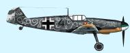 Asisbiz Messerschmitt Bf 109F4 8.JG5 Black 4 Karl Schulz WNr 13169 Finland Mar 1943 0B