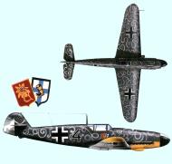 Asisbiz Messerschmitt Bf 109F4 8.JG5 Black 4 Karl Schulz WNr 13169 Finland Mar 1943 0C