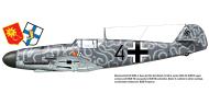 Asisbiz Messerschmitt Bf 109F4 8.JG5 Black 4 Karl Schulz WNr 13169 Finland Mar 1943 0D