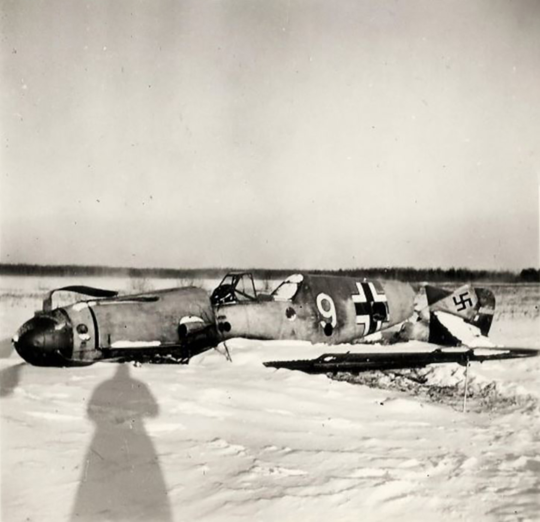 Messerschmitt Bf 109F2 1.JG51 White 9 crash site ebay 01