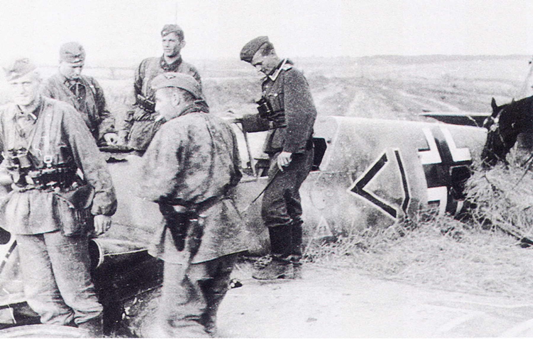 Messerschmitt Bf 109F2 Stab JG51 crash landed Russia 1941 01