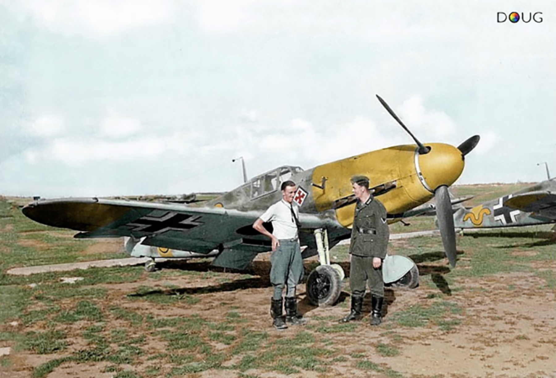 Messerschmitt Bf 109F2 9.JG52 Yellow 9 Herman Graf Charkov Poltava 1941 01