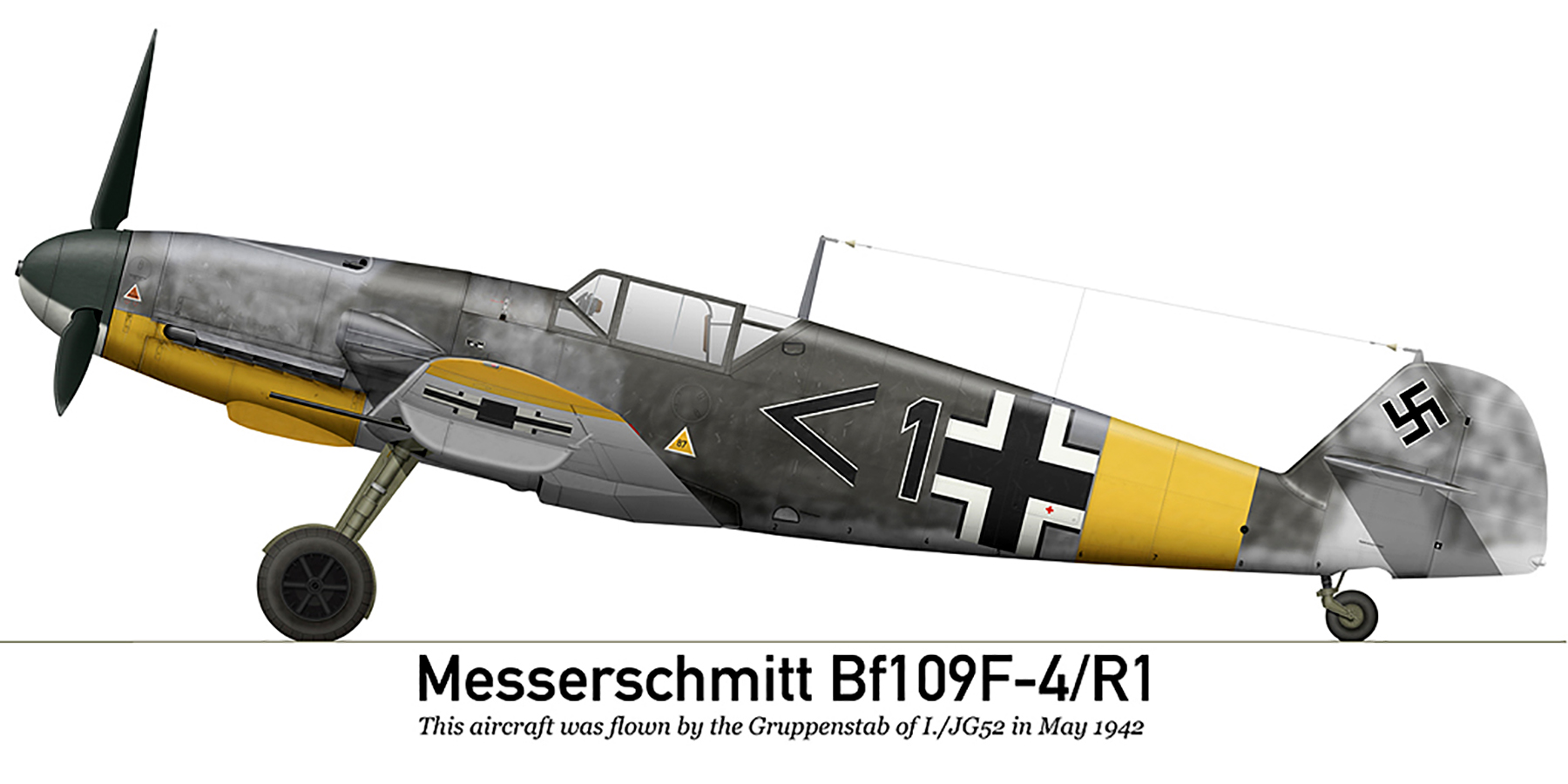 Messerschmitt Bf 109F4 Stab I.JG52 May 1942 0A