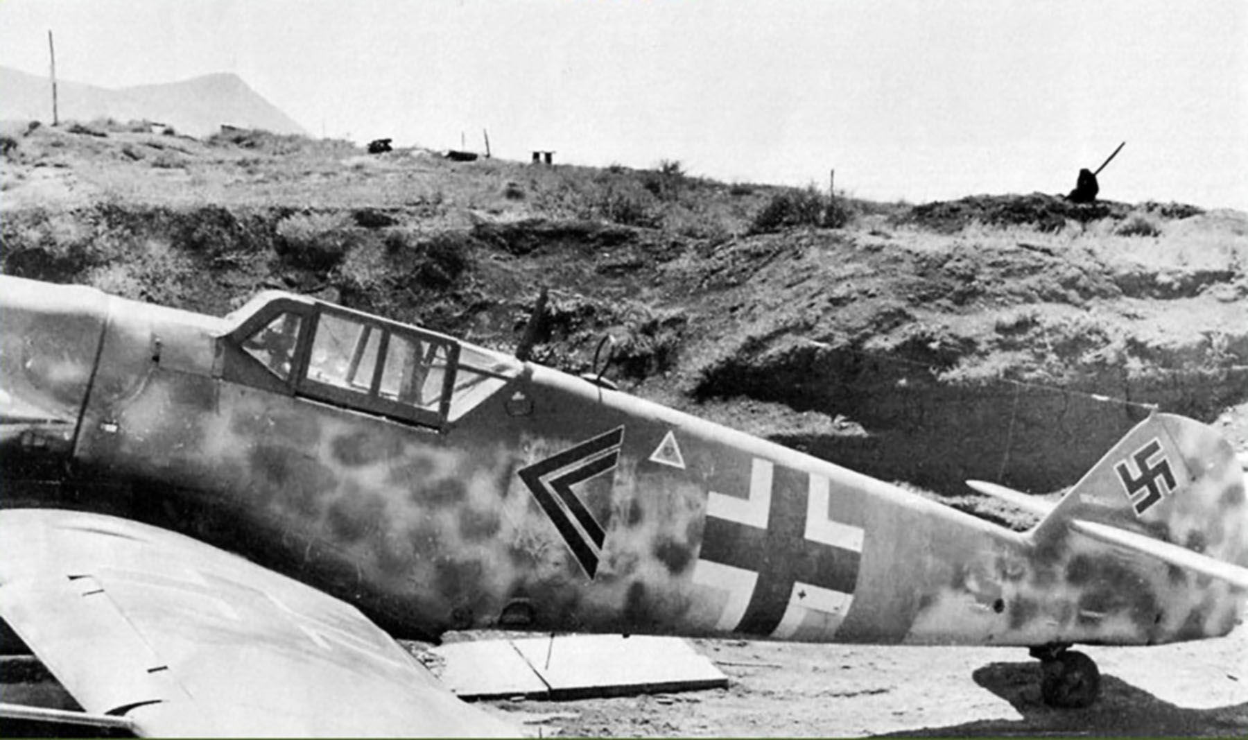Messerschmitt Bf 109G5 Stab I.JG52 Johannes Wiese WNr 15999 Anapa 1943 01