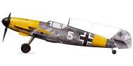 Asisbiz Messerschmitt Bf 109F4 6.JG52 Yellow 5 Gerhard Barkhorn WNr 13388 Russia Oct 1941 0A