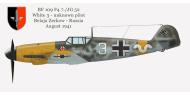 Asisbiz Messerschmitt Bf 109F4 7.JG52 White 3 unknown pilot belaya zerkow Russia Aug 1941 0A