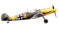 Asisbiz Messerschmitt Bf 109F4 9.JG52 Yellow 8 Alfred Grislawski WNr 7038 Russia Oct 23 1941 0A