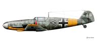 Asisbiz Messerschmitt Bf 109F4 Stab II.JG52 Johannes Steinhoff WNr 13744 Dugino Russia Dec 1941 Claes Sundin 0A