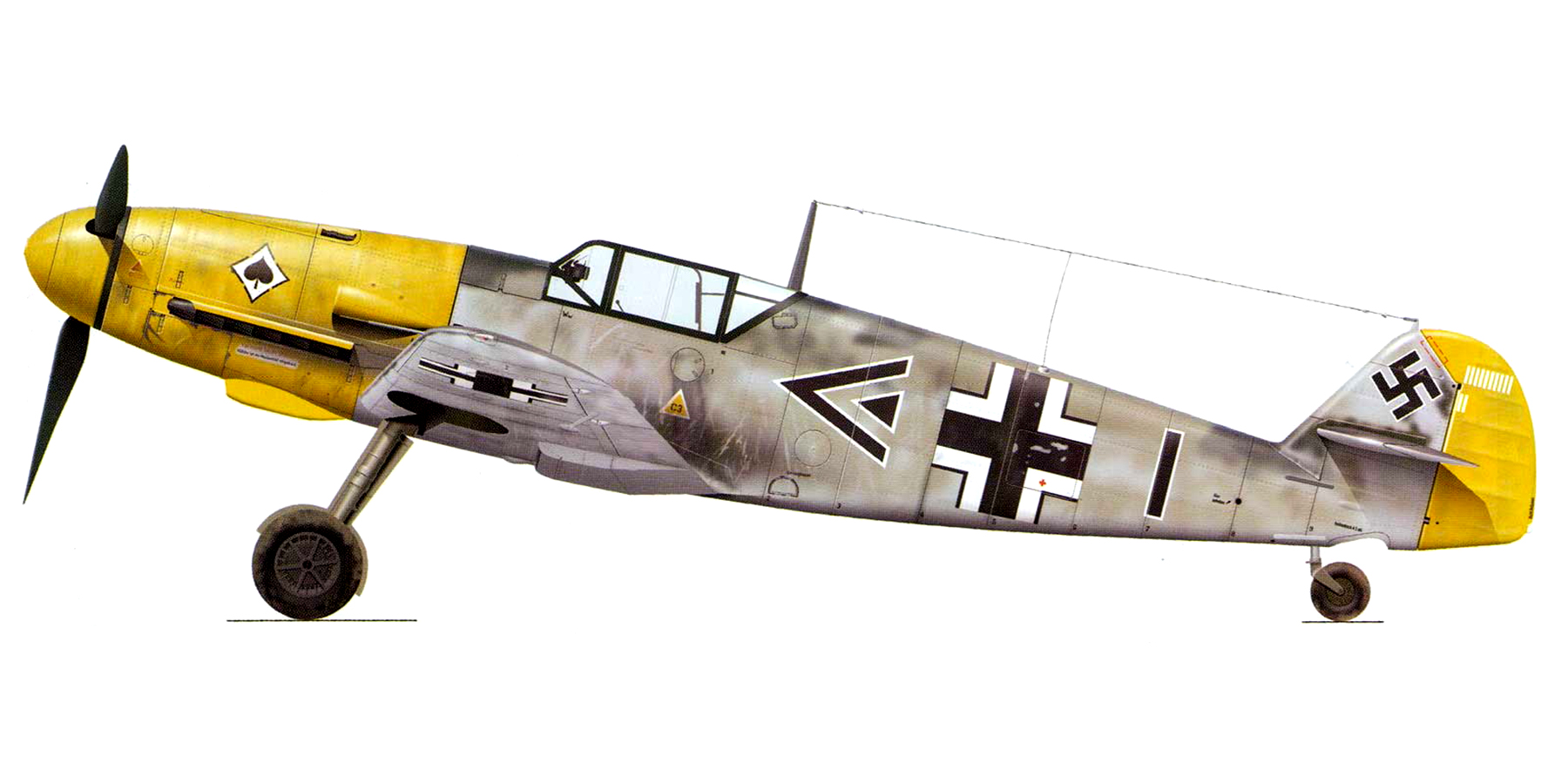 Messerschmitt Bf 109F2 Stab III.JG53 Wilcke Berck sur Mer 1941 0A