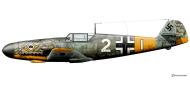 Asisbiz Messerschmitt Bf 109F2 7.JG53 White 2 Hermann Neuhoff WNr 6702 Lepel Sep 1941 Claes Sundin 0A