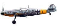 Asisbiz Messerschmitt Bf 109F2 8.JG53 Black 3 Herbert Schramm Russia Aug 1941 0A