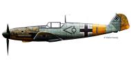 Asisbiz Messerschmitt Bf 109F2 Stab III.JG53 Jurgen Harder named Harro WNr 8085 Russia 1941 0B