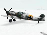 Asisbiz Messerschmitt Bf 109F 1.JG54 White 6 Russia 1941 by J Boucher 0A