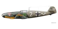 Asisbiz Messerschmitt Bf 109F4 7.JG54 White 2 Johann Hans Halfmann Kotly Finland 1942 0A