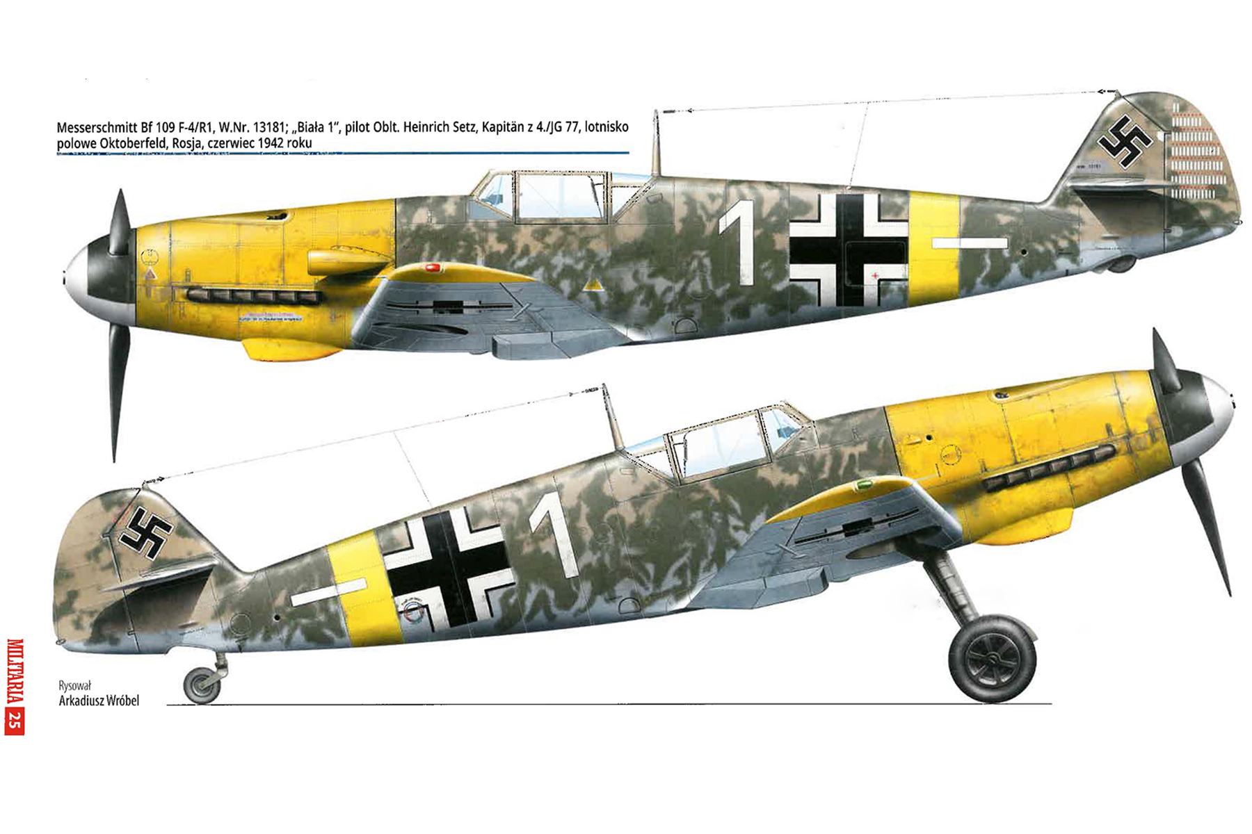 Asisbiz Messerschmitt Bf 109f4r1 4 Jg77 White 1 Heinrich Setz Wnr Krym Ukraine 1942 0a Asisbiz Messerschmitt Bf 109f4r1 4 Jg77 White 1 Heinrich Setz Wnr Krym Ukraine 1942 0a