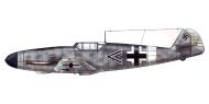 Asisbiz Messerschmitt Bf 109F4 Stab I.JG77 Kommandeur Heinz Bar WNr 13376 Sicily 1942 0C