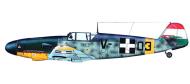 Asisbiz Messerschmitt Bf 109F RHAF 101.1 V +03 Debrody Hungary 1942 0A