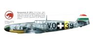 Asisbiz Messerschmitt Bf 109F4 RHAF 101.1 V0+39 Aladar Heppes Hungary 1943 0A