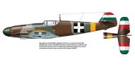 Asisbiz Messerschmitt Bf 109F4 RHAF experimental camouflage scheme 0A