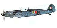 Asisbiz Messerschmitt Bf 109G10AS Erla ANR 1Gr Adriano Visconti WNr 491356 Italy Mar 1945 0B