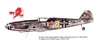 Asisbiz Messerschmitt Bf 109G10 Erla ANR 2Gr5Sqn Yellow 8 Attilio Sanson Osoppo 1945 0A