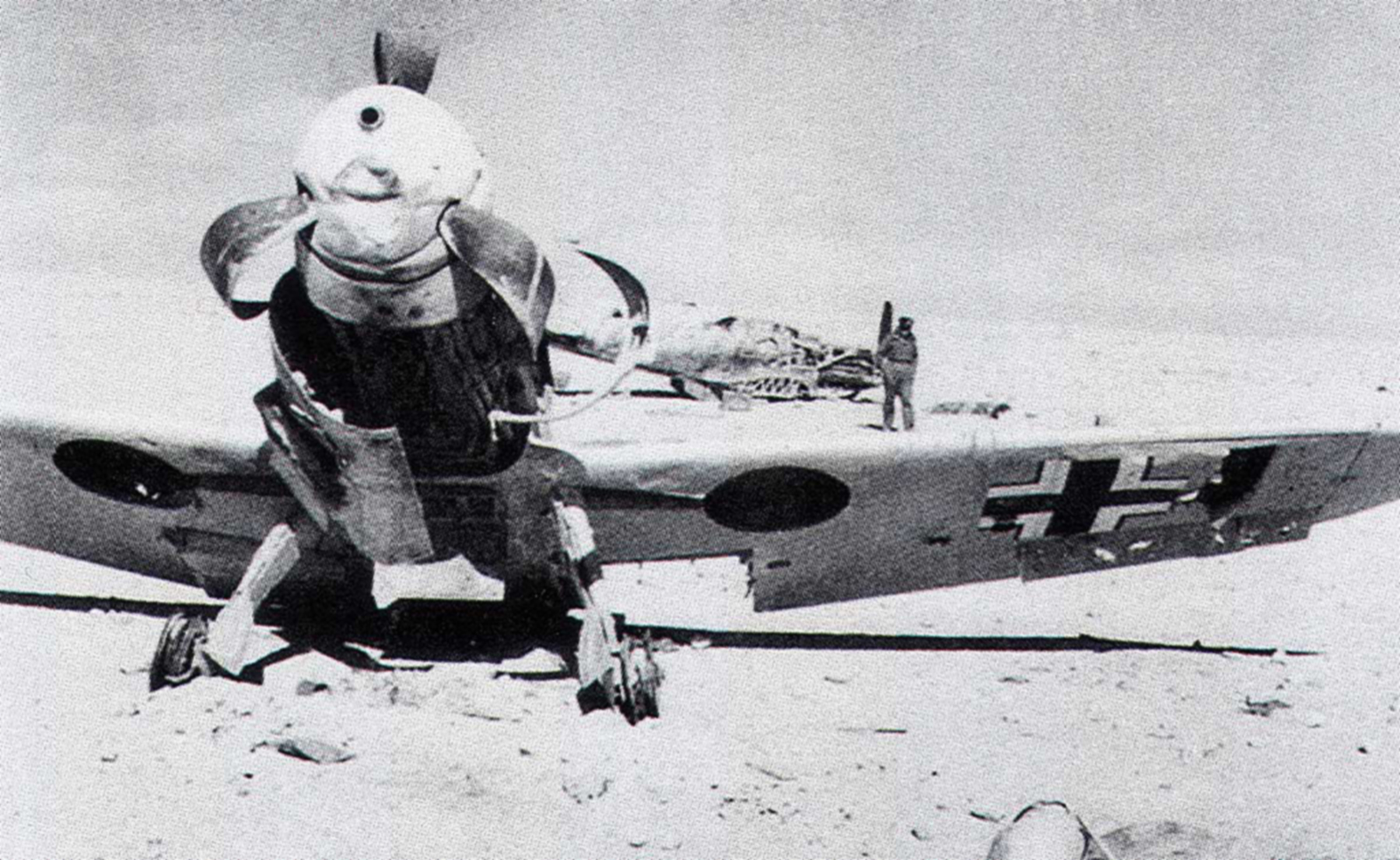 MTO Messerschmitt Bf 109G abandoned Martuba Libya November 1942 01