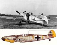 Asisbiz Messerschmitt Bf 109G5 9.JGxx Yellow 1 unknown unit and pilot 1944 01