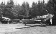 Asisbiz Messerschmitt Bf 109G14R1 Erla RVT maybe Einatzstaffel White 43 WNr 463147 abandoned Germany May 1945 02