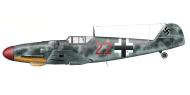 Asisbiz Messerschmitt Bf 109G6 EJGr Sud Red 22 based in southern France 1944 0A