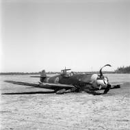 Asisbiz Messerschmitt Bf 109G2Trop FAF 2.HLeLv24 MT242 ground collision Suulajarvi 12th May 1944 01