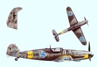 Asisbiz Messerschmitt Bf 109G6 Erla FAF 1.HLeLv34 MT451 Luukkanen 165267 Finland 1944 0A