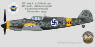 Asisbiz Messerschmitt Bf 109G6 FAF 2.HLeLv30 MT408 Stkz RW+XU WNr 411728 Tuominen Finland 30th Mar 1944 0B