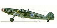 Asisbiz Post war Messerschmitt Bf 109G6Trop Erla FAF MT504 unknown unit WNr 167310 Finland 1953 0A