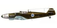 Asisbiz Post war Messerschmitt Bf 109G6Trop FAF MT471 unknown unit WNr 165117 Finland 1953 0A