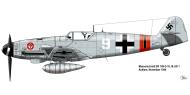 Asisbiz Messerschmitt Bf 109G10R3 Erla 7.JG1 White 9 unknown pilot Anklam Nov 1944 0A