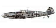 Asisbiz Messerschmitt Bf 109G6 8.JG1 Black 20 Alfred Miksch WNr 15429 Jun 1943 0A