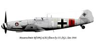 Asisbiz Messerschmitt Bf 109G6AS Erla 7.JG1 White 1 unknown pilot Munchen Gladbach 1944 0C