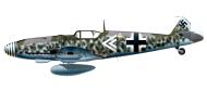 Asisbiz Messerschmitt Bf 109G6R3R6 Erla Stab III.JG1 Friedrich Eberle Leeuwarden Holland Oct 1943 0E